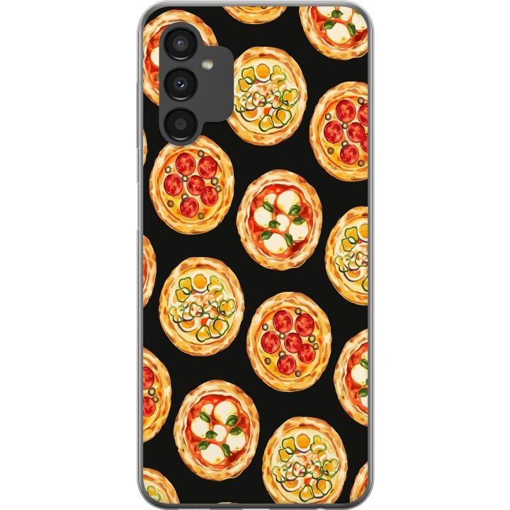 Mobilskal till Samsung Galaxy A04s med Pizza motiv i gruppen SMARTPHONE & SURFPLATTOR / Mobilskydd / Samsung hos TP E-commerce Nordic AB (A58350)