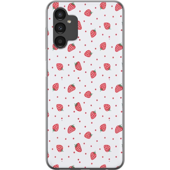 Mobilskal till Samsung Galaxy A04s med Jordgubbar motiv i gruppen SMARTPHONE & SURFPLATTOR / Mobilskydd / Samsung hos TP E-commerce Nordic AB (A58354)