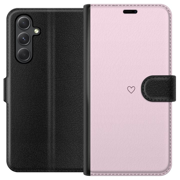 Plånboksfodral till Samsung Galaxy A05s med Hjärta motiv i gruppen SMARTPHONE & SURFPLATTOR / Mobilskydd / Samsung hos TP E-commerce Nordic AB (A58437)