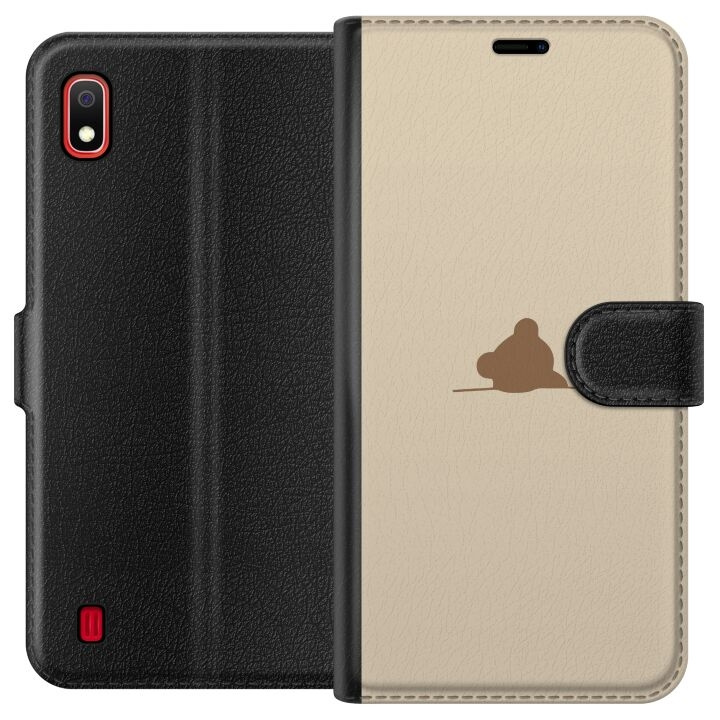 Plånboksfodral till Samsung Galaxy A10 med Nalle motiv i gruppen SMARTPHONE & SURFPLATTOR / Mobilskydd / Samsung hos TP E-commerce Nordic AB (A58492)