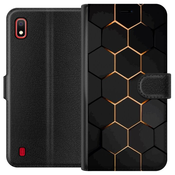Plånboksfodral till Samsung Galaxy A10 med Lyxigt Mönster motiv i gruppen SMARTPHONE & SURFPLATTOR / Mobilskydd / Samsung hos TP E-commerce Nordic AB (A58497)