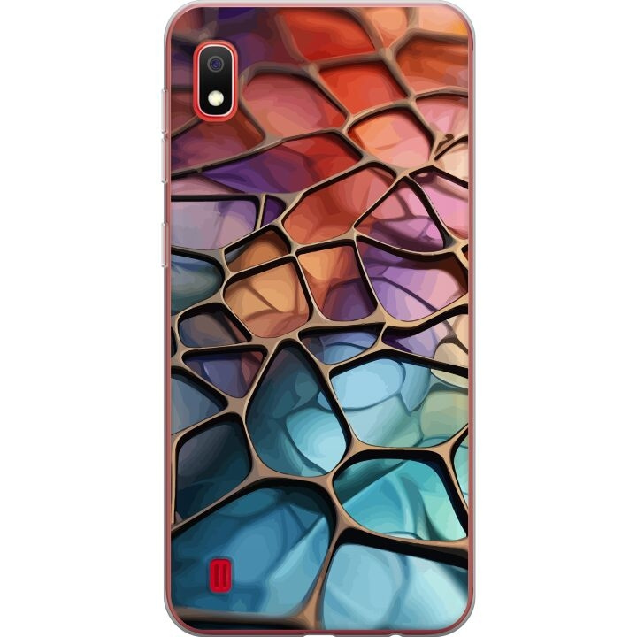 Mobilskal till Samsung Galaxy A10 med Metalliskt mönster motiv i gruppen SMARTPHONE & SURFPLATTOR / Mobilskydd / Samsung hos TP E-commerce Nordic AB (A58509)