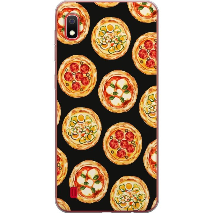 Mobilskal till Samsung Galaxy A10 med Pizza motiv i gruppen SMARTPHONE & SURFPLATTOR / Mobilskydd / Samsung hos TP E-commerce Nordic AB (A58512)