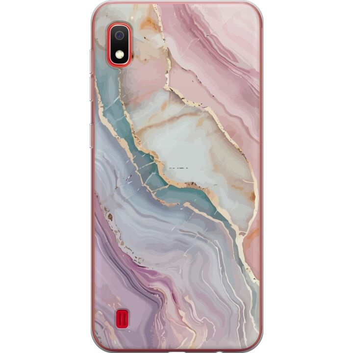 Mobilskal till Samsung Galaxy A10 med Marmor motiv i gruppen SMARTPHONE & SURFPLATTOR / Mobilskydd / Samsung hos TP E-commerce Nordic AB (A58521)