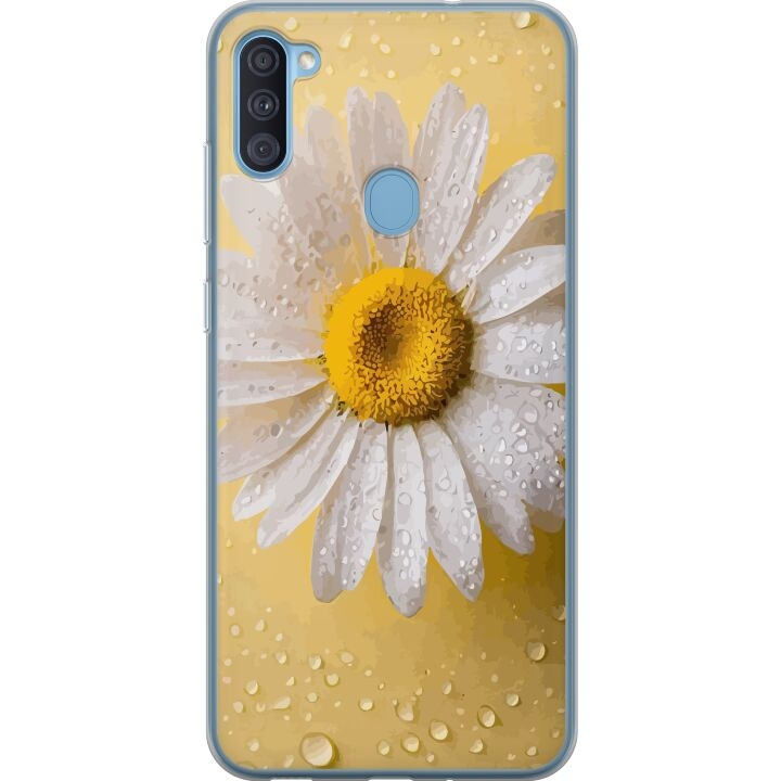 Mobilskal till Samsung Galaxy A11 med Porslinsblomma motiv i gruppen SMARTPHONE & SURFPLATTOR / Mobilskydd / Samsung hos TP E-commerce Nordic AB (A58553)