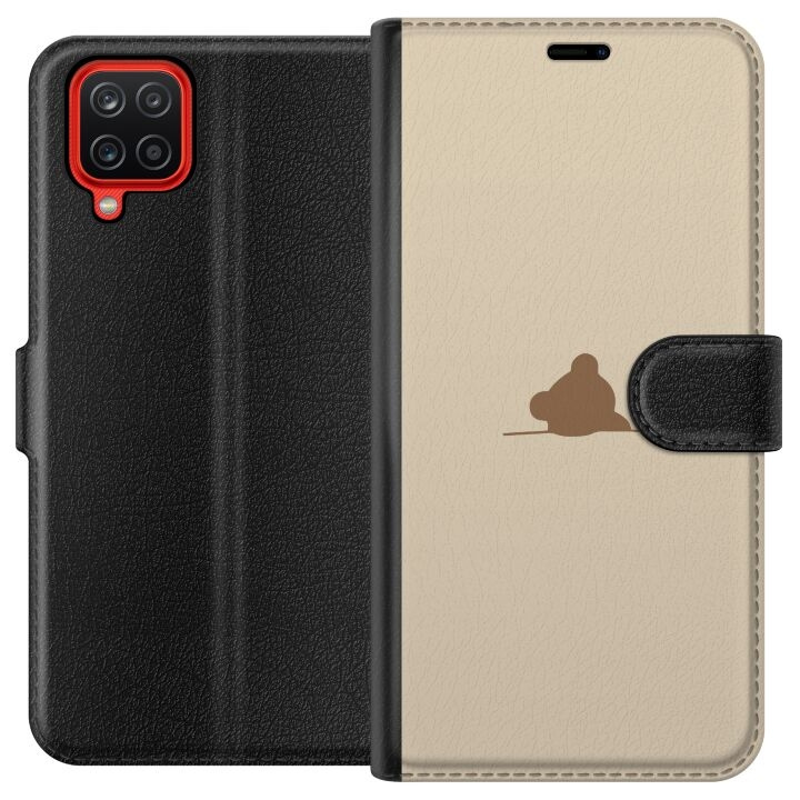 Plånboksfodral till Samsung Galaxy A12 med Nalle motiv i gruppen SMARTPHONE & SURFPLATTOR / Mobilskydd / Samsung hos TP E-commerce Nordic AB (A58600)