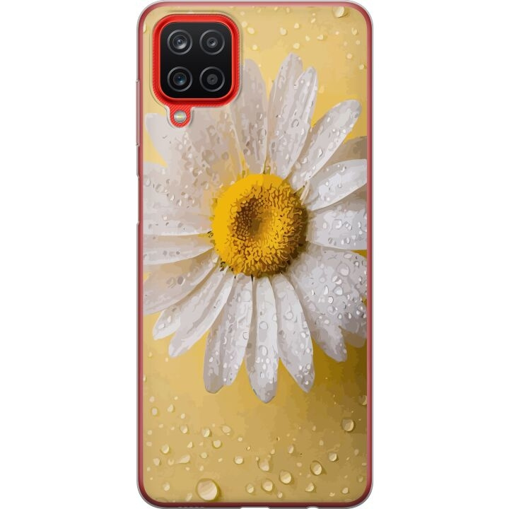 Mobilskal till Samsung Galaxy A12 med Porslinsblomma motiv i gruppen SMARTPHONE & SURFPLATTOR / Mobilskydd / Samsung hos TP E-commerce Nordic AB (A58607)