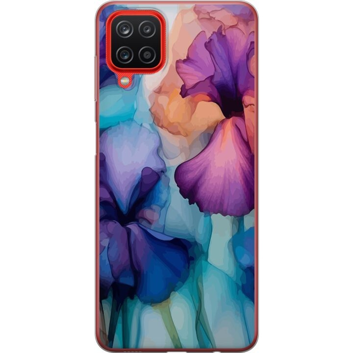 Mobilskal till Samsung Galaxy A12 med Magiska blommor motiv i gruppen SMARTPHONE & SURFPLATTOR / Mobilskydd / Samsung hos TP E-commerce Nordic AB (A58610)