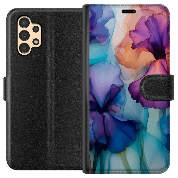 Plånboksfodral till Samsung Galaxy A13 med Magiska blommor motiv i gruppen SMARTPHONE & SURFPLATTOR / Mobilskydd / Samsung hos TP E-commerce Nordic AB (A58637)