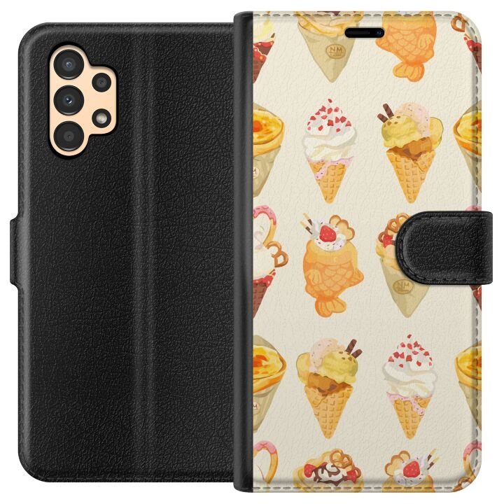 Plånboksfodral till Samsung Galaxy A13 med Glassigt motiv i gruppen SMARTPHONE & SURFPLATTOR / Mobilskydd / Samsung hos TP E-commerce Nordic AB (A58645)