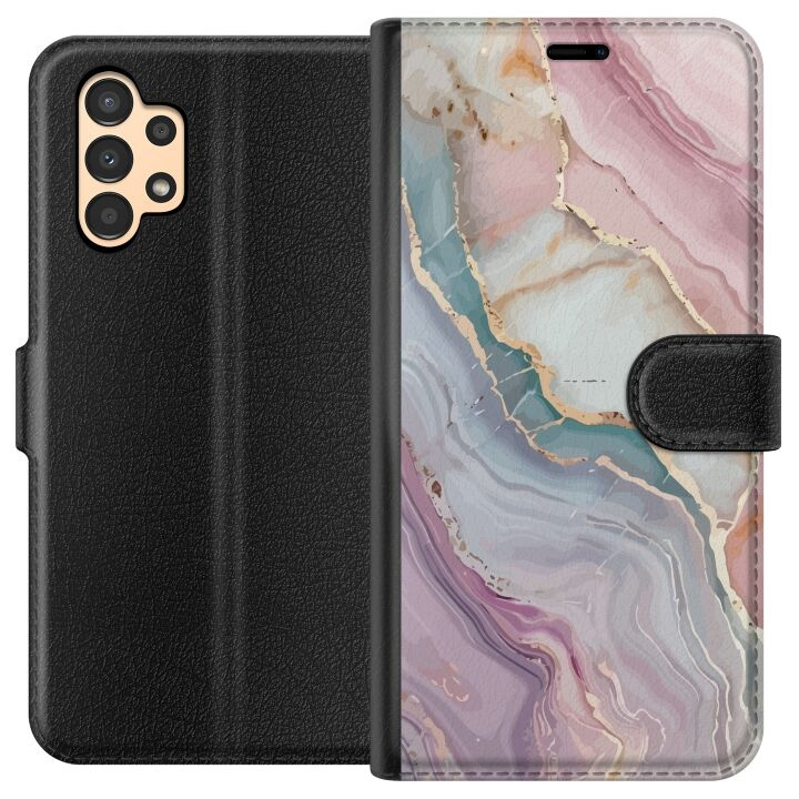 Plånboksfodral till Samsung Galaxy A13 med Marmor motiv i gruppen SMARTPHONE & SURFPLATTOR / Mobilskydd / Samsung hos TP E-commerce Nordic AB (A58656)
