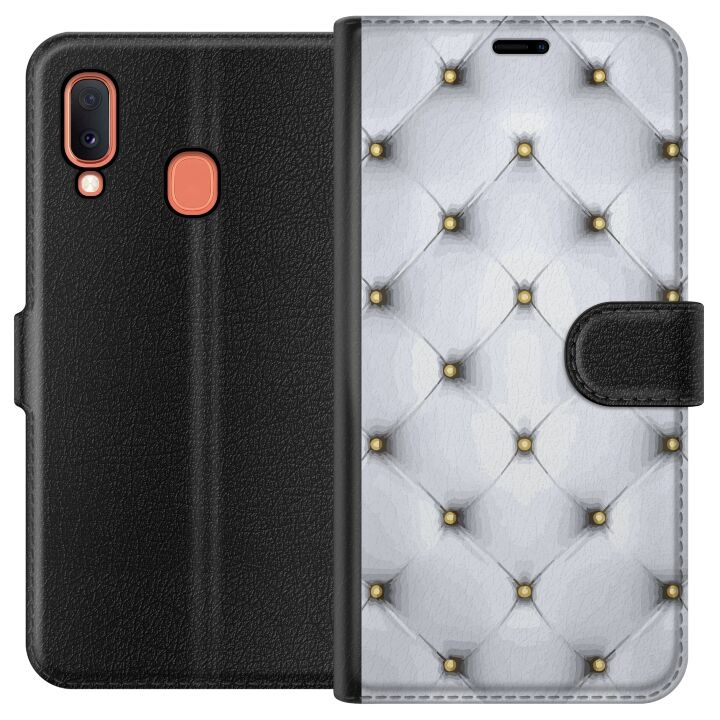 Plånboksfodral till Samsung Galaxy A20e med Lyxigt motiv i gruppen SMARTPHONE & SURFPLATTOR / Mobilskydd / Samsung hos TP E-commerce Nordic AB (A58810)