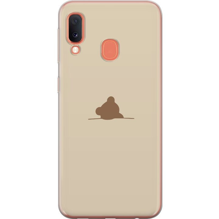 Mobilskal till Samsung Galaxy A20e med Nalle motiv i gruppen SMARTPHONE & SURFPLATTOR / Mobilskydd / Samsung hos TP E-commerce Nordic AB (A58843)
