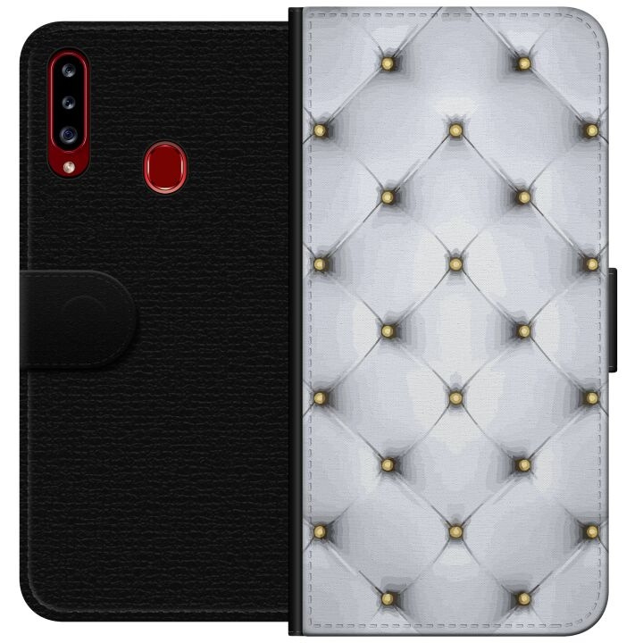 Plånboksfodral till Samsung Galaxy A20s med Lyxigt motiv i gruppen SMARTPHONE & SURFPLATTOR / Mobilskydd / Samsung hos TP E-commerce Nordic AB (A58864)