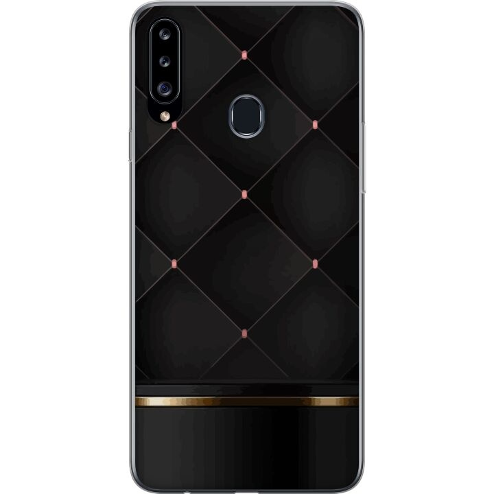 Mobilskal till Samsung Galaxy A20s med Lyxig linje motiv i gruppen SMARTPHONE & SURFPLATTOR / Mobilskydd / Samsung hos TP E-commerce Nordic AB (A58892)