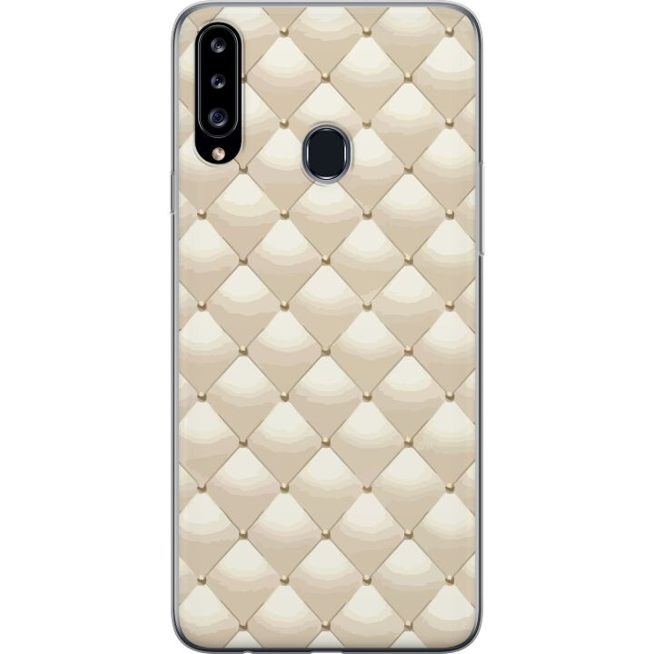 Mobilskal till Samsung Galaxy A20s med Guldglans motiv i gruppen SMARTPHONE & SURFPLATTOR / Mobilskydd / Samsung hos TP E-commerce Nordic AB (A58903)