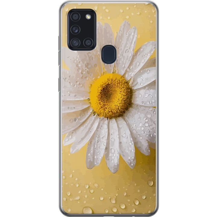 Mobilskal till Samsung Galaxy A21s med Porslinsblomma motiv i gruppen SMARTPHONE & SURFPLATTOR / Mobilskydd / Samsung hos TP E-commerce Nordic AB (A58931)