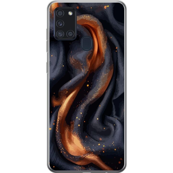 Mobilskal till Samsung Galaxy A21s med Eldigt silke motiv i gruppen SMARTPHONE & SURFPLATTOR / Mobilskydd / Samsung hos TP E-commerce Nordic AB (A58932)