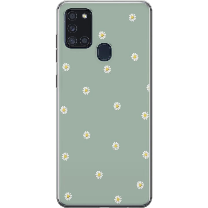 Mobilskal till Samsung Galaxy A21s med Prästkragar motiv i gruppen SMARTPHONE & SURFPLATTOR / Mobilskydd / Samsung hos TP E-commerce Nordic AB (A58935)