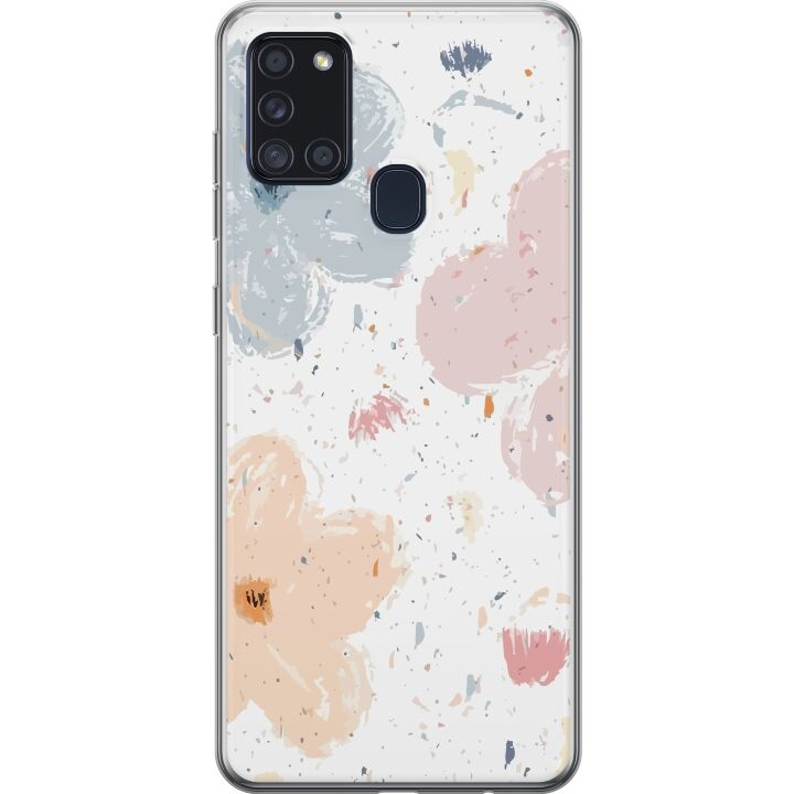 Mobilskal till Samsung Galaxy A21s med Blommor motiv i gruppen SMARTPHONE & SURFPLATTOR / Mobilskydd / Samsung hos TP E-commerce Nordic AB (A58943)