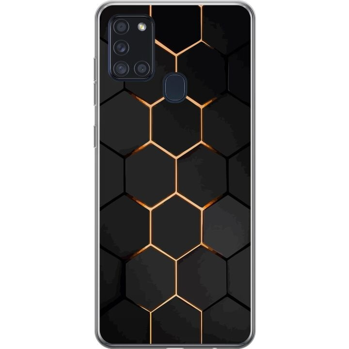 Mobilskal till Samsung Galaxy A21s med Lyxigt Mönster motiv i gruppen SMARTPHONE & SURFPLATTOR / Mobilskydd / Samsung hos TP E-commerce Nordic AB (A58956)