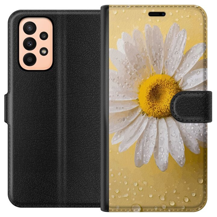 Plånboksfodral till Samsung Galaxy A23 med Porslinsblomma motiv i gruppen SMARTPHONE & SURFPLATTOR / Mobilskydd / Samsung hos TP E-commerce Nordic AB (A59012)