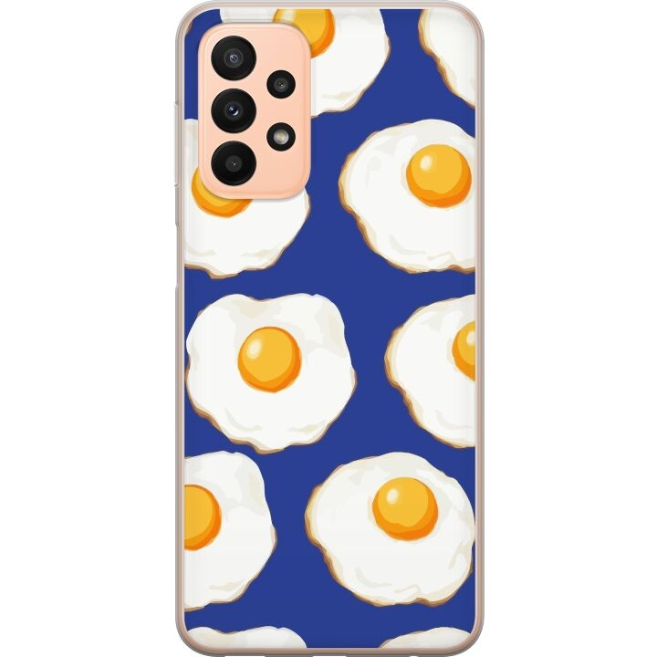 Mobilskal till Samsung Galaxy A23 5G med Stekta ägg motiv i gruppen SMARTPHONE & SURFPLATTOR / Mobilskydd / Samsung hos TP E-commerce Nordic AB (A59072)
