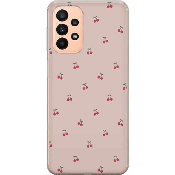 Mobilskal till Samsung Galaxy A23 5G med Körsbär motiv i gruppen SMARTPHONE & SURFPLATTOR / Mobilskydd / Samsung hos TP E-commerce Nordic AB (A59073)