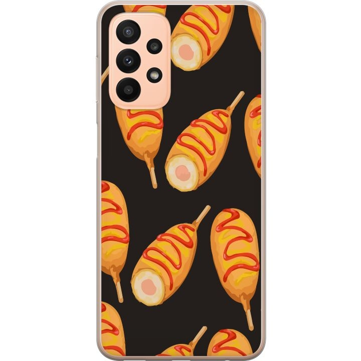 Mobilskal till Samsung Galaxy A23 5G med Kycklingklubba motiv i gruppen SMARTPHONE & SURFPLATTOR / Mobilskydd / Samsung hos TP E-commerce Nordic AB (A59075)
