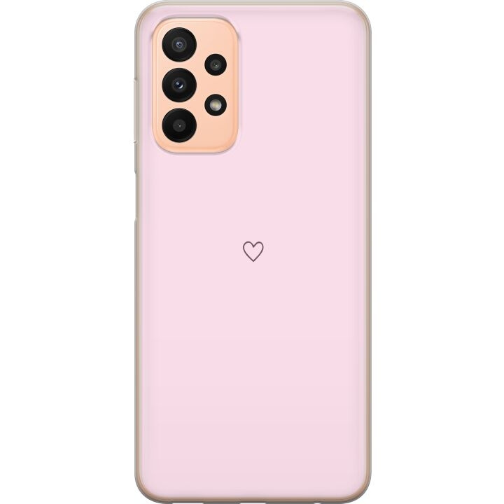Mobilskal till Samsung Galaxy A23 5G med Hjärta motiv i gruppen SMARTPHONE & SURFPLATTOR / Mobilskydd / Samsung hos TP E-commerce Nordic AB (A59085)