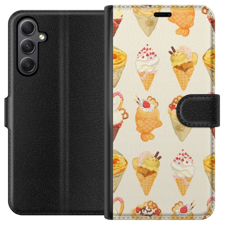 Plånboksfodral till Samsung Galaxy A24 4G med Glassigt motiv i gruppen SMARTPHONE & SURFPLATTOR / Mobilskydd / Samsung hos TP E-commerce Nordic AB (A59104)
