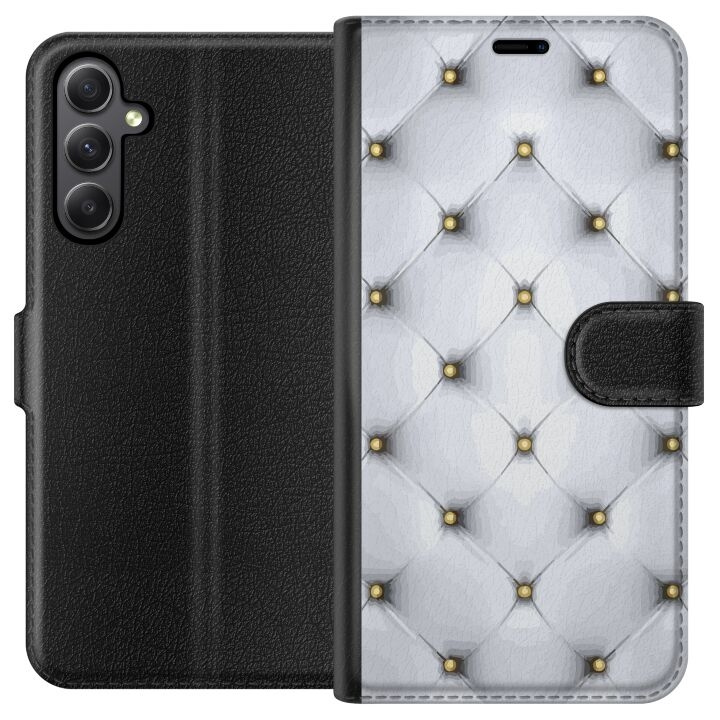 Plånboksfodral till Samsung Galaxy A24 4G med Lyxigt motiv i gruppen SMARTPHONE & SURFPLATTOR / Mobilskydd / Samsung hos TP E-commerce Nordic AB (A59107)