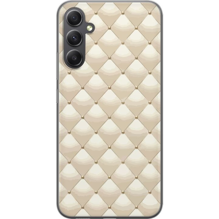 Mobilskal till Samsung Galaxy A25 med Guldglans motiv i gruppen SMARTPHONE & SURFPLATTOR / Mobilskydd / Samsung hos TP E-commerce Nordic AB (A59200)