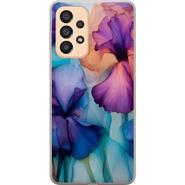 Mobilskal till Samsung Galaxy A33 5G med Magiska blommor motiv i gruppen SMARTPHONE & SURFPLATTOR / Mobilskydd / Samsung hos TP E-commerce Nordic AB (A59285)
