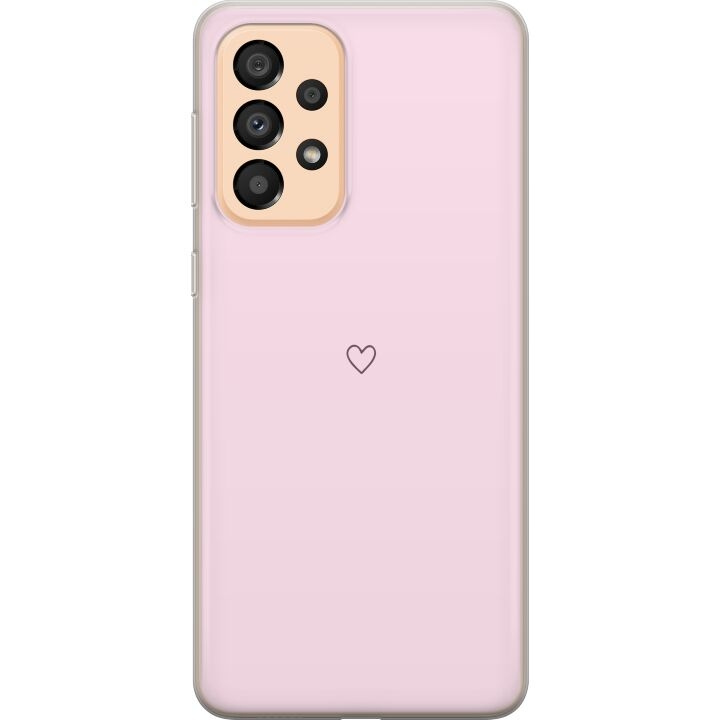 Mobilskal till Samsung Galaxy A33 5G med Hjärta motiv i gruppen SMARTPHONE & SURFPLATTOR / Mobilskydd / Samsung hos TP E-commerce Nordic AB (A59301)