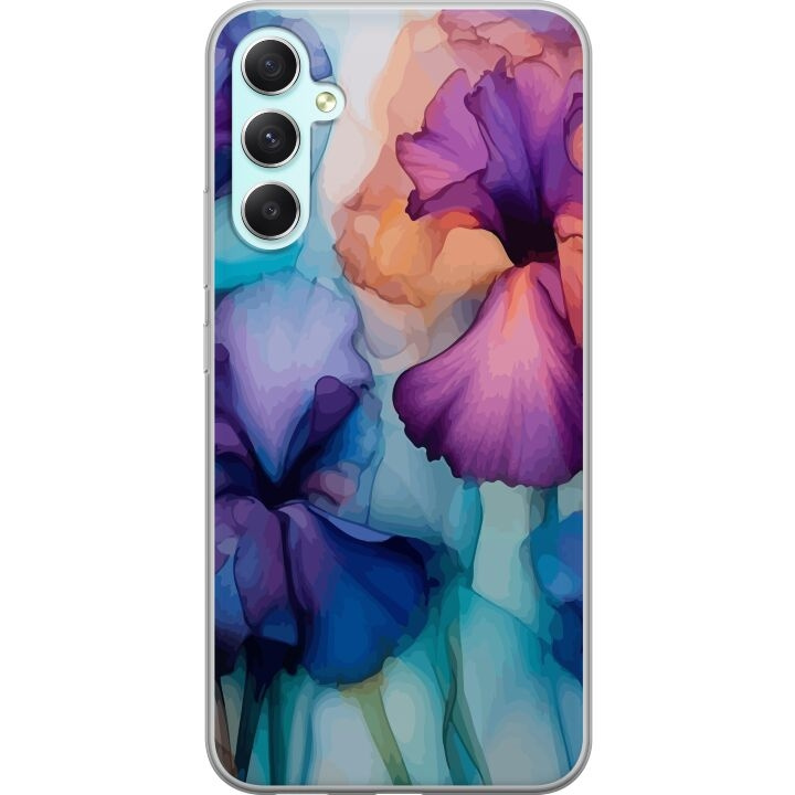 Mobilskal till Samsung Galaxy A34 med Magiska blommor motiv i gruppen SMARTPHONE & SURFPLATTOR / Mobilskydd / Samsung hos TP E-commerce Nordic AB (A59339)