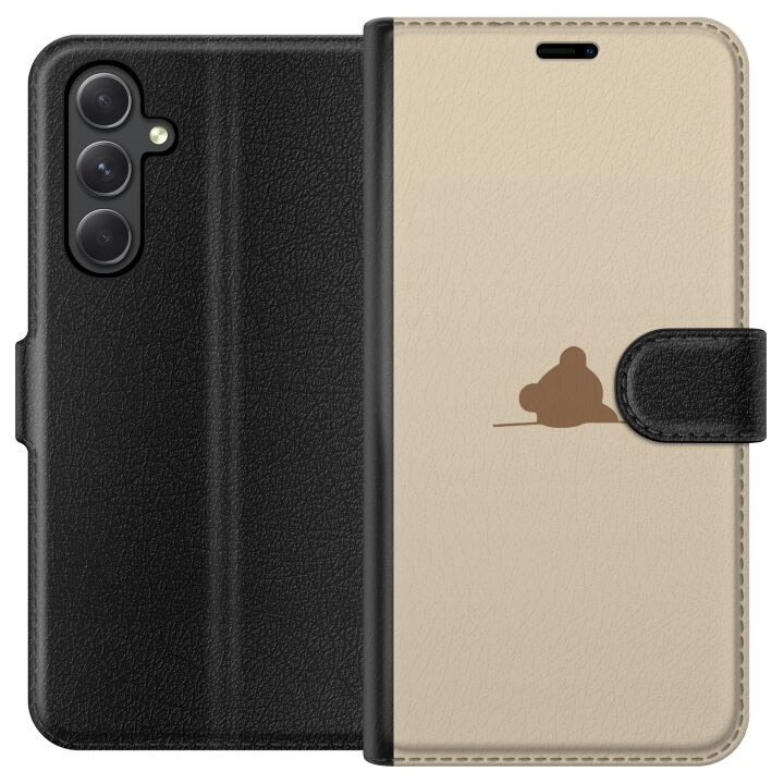 Plånboksfodral till Samsung Galaxy A35 med Nalle motiv i gruppen SMARTPHONE & SURFPLATTOR / Mobilskydd / Samsung hos TP E-commerce Nordic AB (A59383)