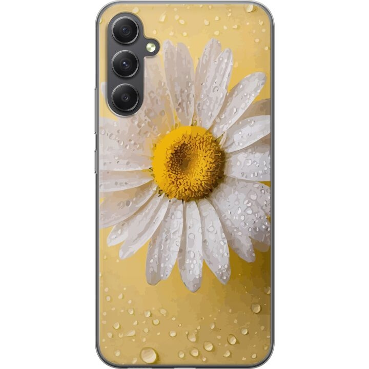 Mobilskal till Samsung Galaxy A35 med Porslinsblomma motiv i gruppen SMARTPHONE & SURFPLATTOR / Mobilskydd / Samsung hos TP E-commerce Nordic AB (A59390)