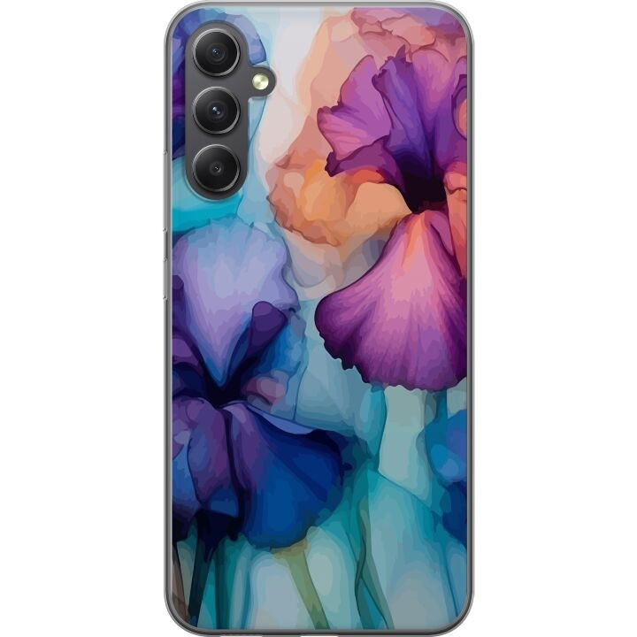 Mobilskal till Samsung Galaxy A35 med Magiska blommor motiv i gruppen SMARTPHONE & SURFPLATTOR / Mobilskydd / Samsung hos TP E-commerce Nordic AB (A59393)
