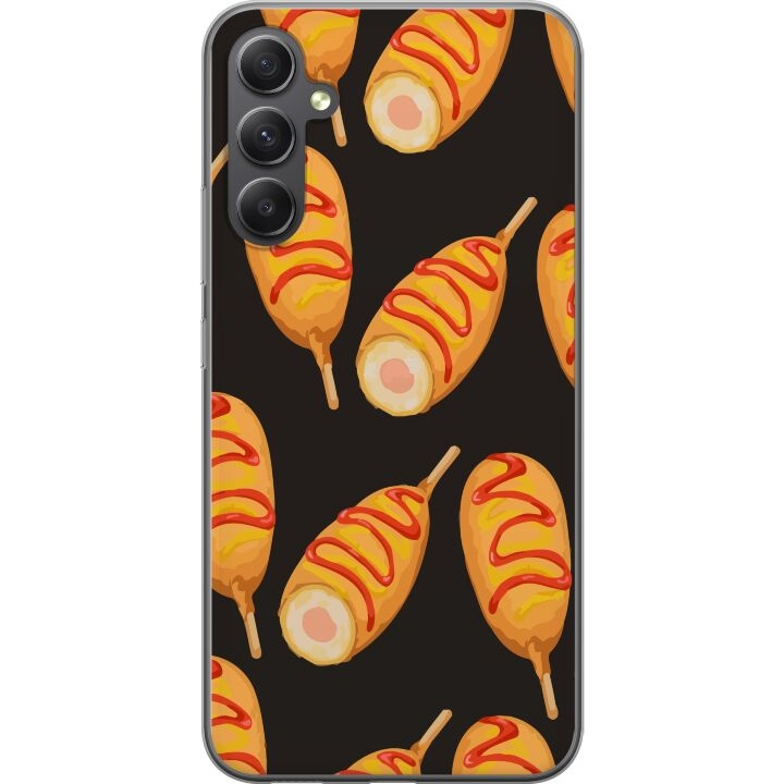Mobilskal till Samsung Galaxy A35 med Kycklingklubba motiv i gruppen SMARTPHONE & SURFPLATTOR / Mobilskydd / Samsung hos TP E-commerce Nordic AB (A59399)