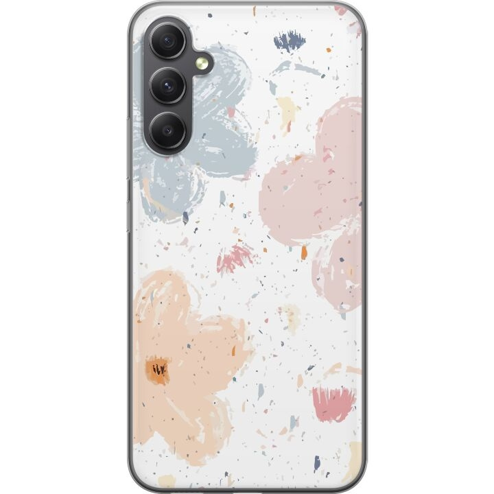 Mobilskal till Samsung Galaxy A35 med Blommor motiv i gruppen SMARTPHONE & SURFPLATTOR / Mobilskydd / Samsung hos TP E-commerce Nordic AB (A59402)