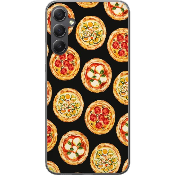 Mobilskal till Samsung Galaxy A35 med Pizza motiv i gruppen SMARTPHONE & SURFPLATTOR / Mobilskydd / Samsung hos TP E-commerce Nordic AB (A59403)