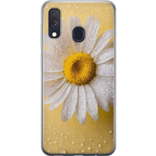 Mobilskal till Samsung Galaxy A40 med Porslinsblomma motiv