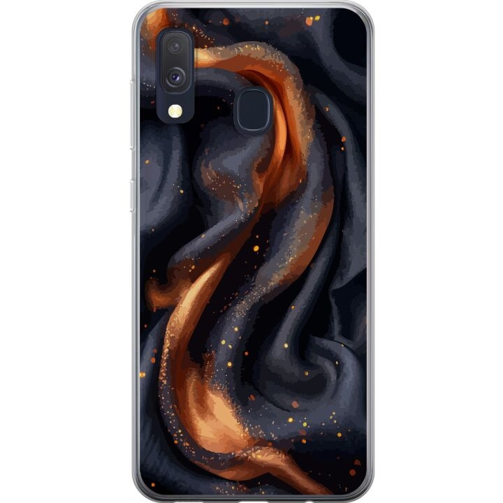 Mobilskal till Samsung Galaxy A40 med Eldigt silke motiv i gruppen SMARTPHONE & SURFPLATTOR / Mobilskydd / Samsung hos TP E-commerce Nordic AB (A59472)