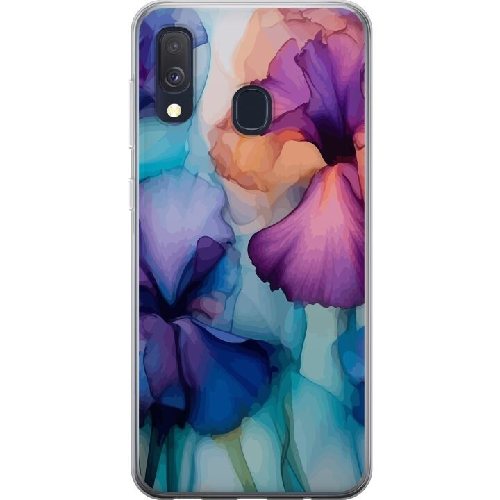 Mobilskal till Samsung Galaxy A40 med Magiska blommor motiv i gruppen SMARTPHONE & SURFPLATTOR / Mobilskydd / Samsung hos TP E-commerce Nordic AB (A59474)