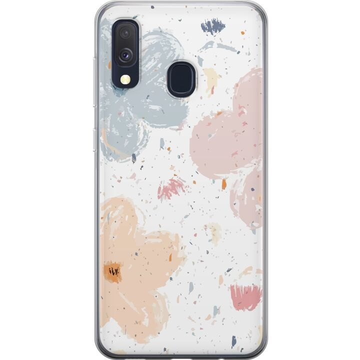 Mobilskal till Samsung Galaxy A40 med Blommor motiv i gruppen SMARTPHONE & SURFPLATTOR / Mobilskydd / Samsung hos TP E-commerce Nordic AB (A59483)