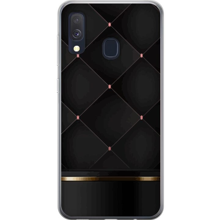 Mobilskal till Samsung Galaxy A40 med Lyxig linje motiv i gruppen SMARTPHONE & SURFPLATTOR / Mobilskydd / Samsung hos TP E-commerce Nordic AB (A59486)