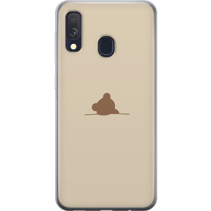 Mobilskal till Samsung Galaxy A40 med Nalle motiv i gruppen SMARTPHONE & SURFPLATTOR / Mobilskydd / Samsung hos TP E-commerce Nordic AB (A59491)