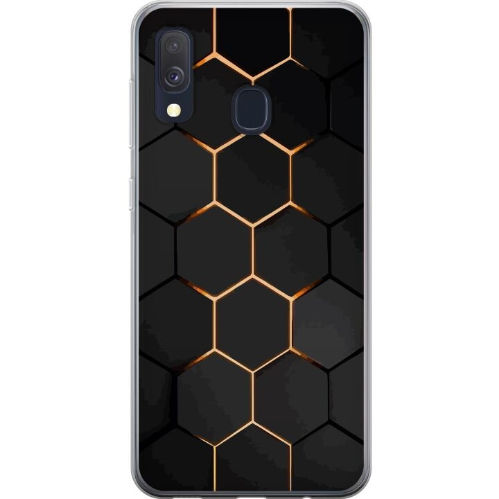 Mobilskal till Samsung Galaxy A40 med Lyxigt Mönster motiv i gruppen SMARTPHONE & SURFPLATTOR / Mobilskydd / Samsung hos TP E-commerce Nordic AB (A59496)