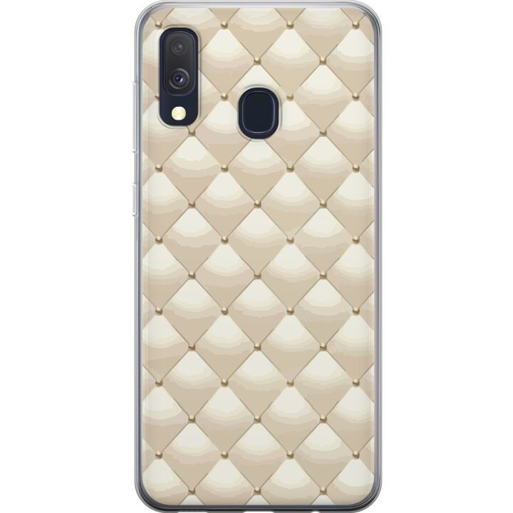 Mobilskal till Samsung Galaxy A40 med Guldglans motiv i gruppen SMARTPHONE & SURFPLATTOR / Mobilskydd / Samsung hos TP E-commerce Nordic AB (A59497)